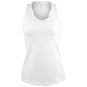 Sofibella Women's Baseline Racerback Tank - White