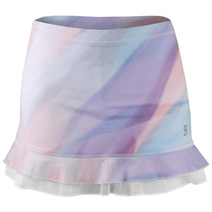 Sofibella Girls Watercolor Ruffle Skort - Watercolor