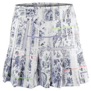 Lucky in Love Women's Electric Toile 13" Skort - White