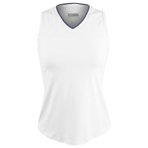 Lija Women's Be Your Best Victory Tank - White