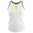 Lucky in Love Women's Electric Toile Love Game Tank - White