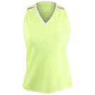 Lucky in Love Women's Electric Toile Easy Game Tie Back Tank - Lemon Frost