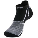 Thorlo Experia Prolite Ultra-Light Cushion No-Show Socks - Black/White