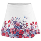 Sofibella Women's Wild Flowers 14" Skort - White/Flowers