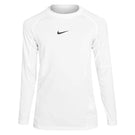 Nike Boys Pro Longsleeve Top - White