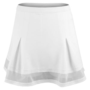 Lucky In Love Women's Essentials High Waist Premier Skirt - White