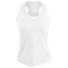 Lucky in Love Women's Essentials V-Neck Tank - White