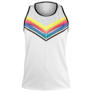 Lucky In Love Women's Off Tropic Tie Back Tank - White