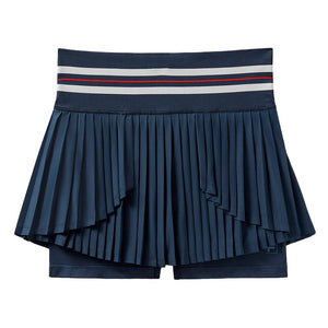 Fila Women's Casa Challenger Pleated Seamless Skort - Fila Navy