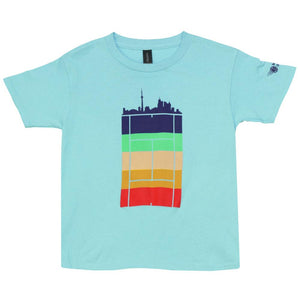 Merchant of Tennis Junior Multi City Court Tee - Sky Blue