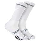 Throlo Experia UltraLight Padded Crew Socks - White