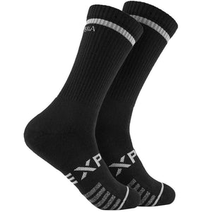 Thorlo Experia UltraLight Padded Crew Socks - Black