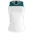 Lija Women's Time To Shine Superior Tank - White/Harbor