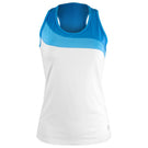 Sofibella Women's New Wave Racerback Tank - White/Blue