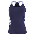 Sofibella Women's Lilac Dream Racerback - Navy