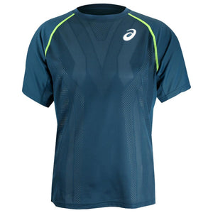 Asics Men's Match Actibreeze Shirt - Mako Blue