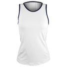 Lija Women's Holiday Spice Tank - White/Eggplant