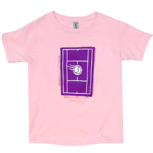 Merchant of Tennis Junior Grunge Court Tee - Pink