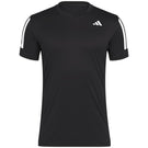 adidas Men's Club 3 Stripe Tee - Black