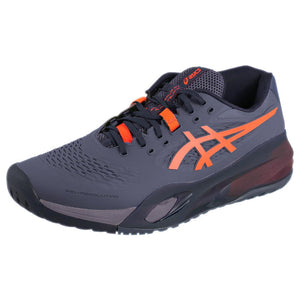 Asics Men's Gel-Resolution X - 2E Width - Greyish Purple/Nova Orange