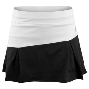 Sofibella Women's Monochrome 13" Skirt - White/Black