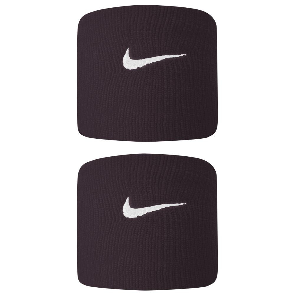 Nike Swoosh Premier DriFit Wristbands 2 Pack - Burgundy Ash/White