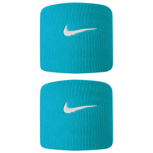 Nike Swoosh Premier DriFit Wristbands 2 Pack - Laser Blue/White